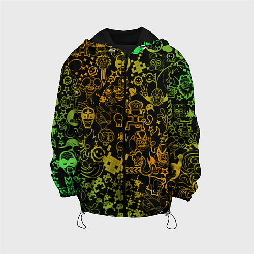 Детская куртка Игры / 3D-Черный – фото 1