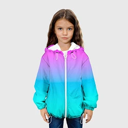 Куртка с капюшоном детская Лето, цвет: 3D-белый — фото 2