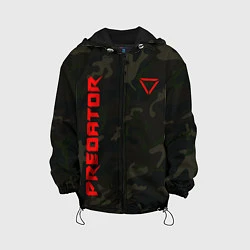 Куртка с капюшоном детская Predator Military, цвет: 3D-черный