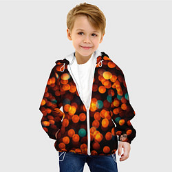 Куртка с капюшоном детская Боке, цвет: 3D-белый — фото 2