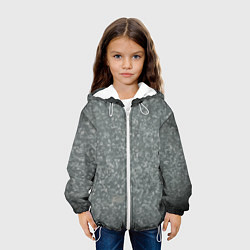 Куртка с капюшоном детская Цинк, цвет: 3D-белый — фото 2