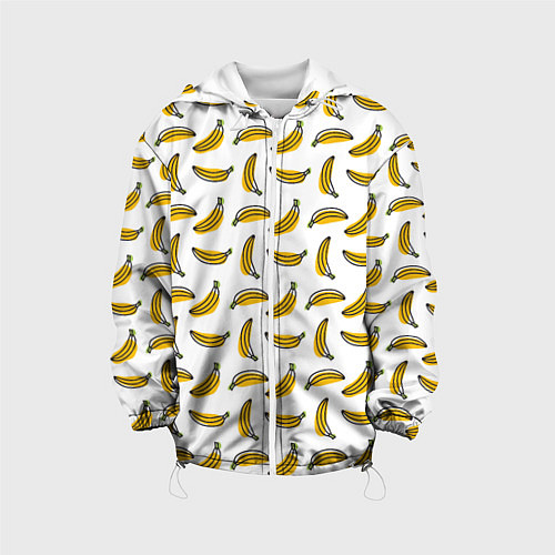 Детская куртка Бананы / 3D-Белый – фото 1