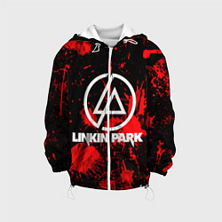 Куртка с капюшоном детская Linkin Park, цвет: 3D-белый