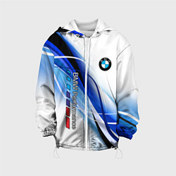 Детская куртка BMW волны - blue-white
