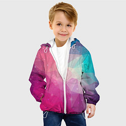 Куртка с капюшоном детская ВСЕЛЕННАЯ, цвет: 3D-белый — фото 2