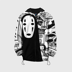 Куртка с капюшоном детская No-Face Spirited Away Ghibli, цвет: 3D-черный