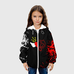 Куртка с капюшоном детская Добро и зло, Payton Moormeier, цвет: 3D-белый — фото 2