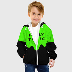 Куртка с капюшоном детская HIGHLY toxic 0 2, цвет: 3D-белый — фото 2