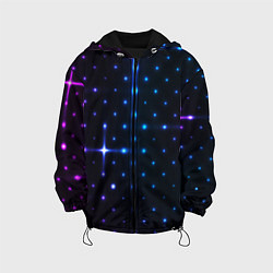 Куртка с капюшоном детская STAR NEON, цвет: 3D-черный