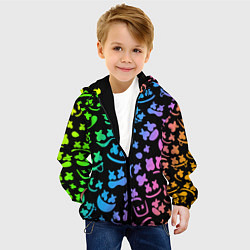 Куртка с капюшоном детская MARSHMELLO, цвет: 3D-черный — фото 2