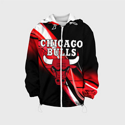 Куртка с капюшоном детская CHICAGO BULLS, цвет: 3D-белый