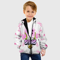 Куртка с капюшоном детская Sakura Spike Brawl Stars, цвет: 3D-черный — фото 2