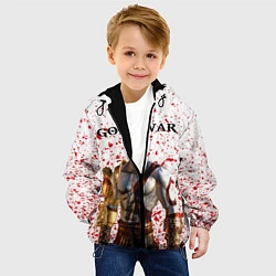 Куртка с капюшоном детская GOD OF WAR, цвет: 3D-черный — фото 2