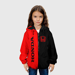 Куртка с капюшоном детская HONDA, цвет: 3D-черный — фото 2