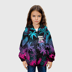 Куртка с капюшоном детская GTA VICE CITY, цвет: 3D-черный — фото 2