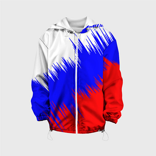 Детская куртка Россия / 3D-Белый – фото 1