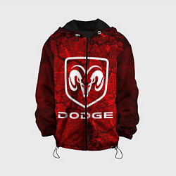 Куртка с капюшоном детская DODGE, цвет: 3D-черный