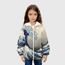 Куртка с капюшоном детская ЯПОНСКАЯ КАРТИНА, цвет: 3D-белый — фото 2