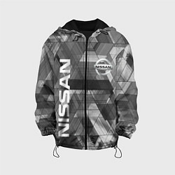 Куртка с капюшоном детская NISSAN, цвет: 3D-черный