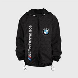 Куртка с капюшоном детская BMW, цвет: 3D-черный