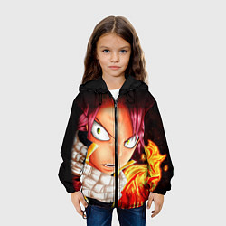 Куртка с капюшоном детская FAIRY TAIL ХВОСТ ФЕИ, цвет: 3D-черный — фото 2