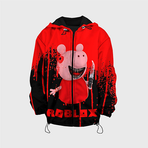 Детская куртка Roblox Piggy / 3D-Черный – фото 1