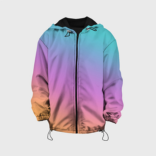 Детская куртка Градиент / 3D-Черный – фото 1