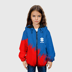 Куртка с капюшоном детская SUZUKI, цвет: 3D-черный — фото 2