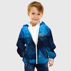 Куртка с капюшоном детская FORD, цвет: 3D-белый — фото 2