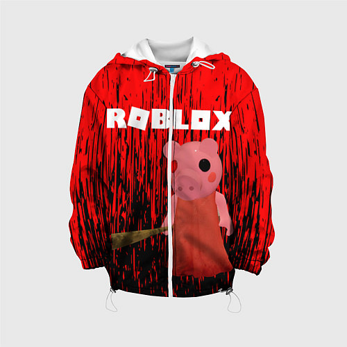 Детская куртка Roblox Piggy / 3D-Белый – фото 1