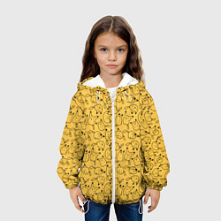 Куртка с капюшоном детская Покемон Пикачу, цвет: 3D-белый — фото 2