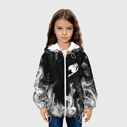 Куртка с капюшоном детская FAIRY TAIL ХВОСТ ФЕИ, цвет: 3D-белый — фото 2