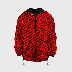 Куртка с капюшоном детская Манчестер Юнайтед Glory Glory, цвет: 3D-черный