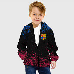Куртка с капюшоном детская BARSELONA, цвет: 3D-черный — фото 2