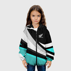 Куртка с капюшоном детская HONDA, цвет: 3D-черный — фото 2