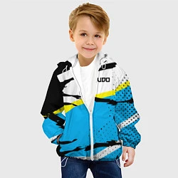 Куртка с капюшоном детская Judo, цвет: 3D-белый — фото 2