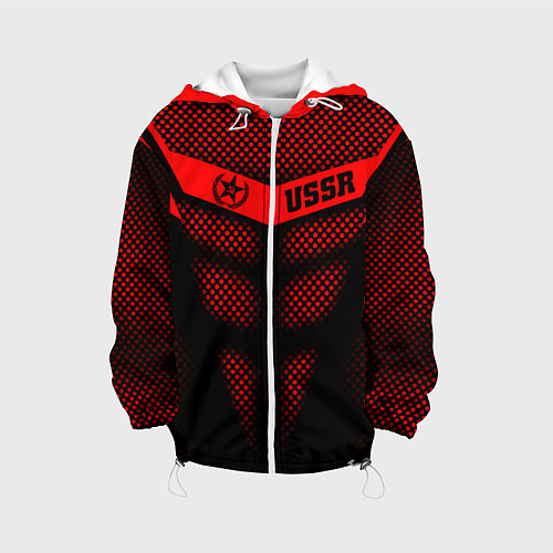 Детская куртка Экзоскелет СССР / 3D-Белый – фото 1