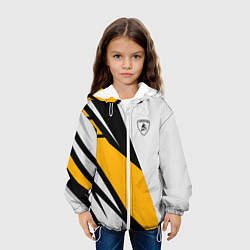 Куртка с капюшоном детская Lamborghini, цвет: 3D-белый — фото 2