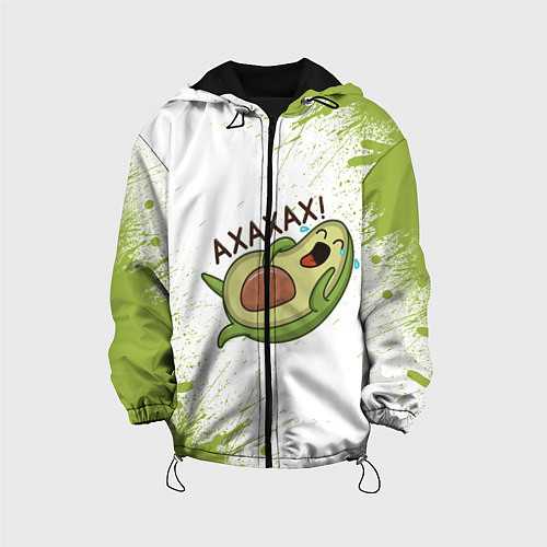 Детская куртка Авокадо / 3D-Черный – фото 1