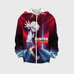 Куртка с капюшоном детская Киллуа Hunter x Hunter, цвет: 3D-белый