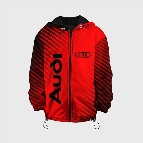 Детская куртка AUDI АУДИ / 3D-Черный – фото 1