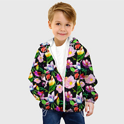 Куртка с капюшоном детская Разноцветие, цвет: 3D-белый — фото 2