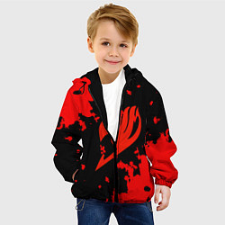 Куртка с капюшоном детская Fairy Tail, цвет: 3D-черный — фото 2