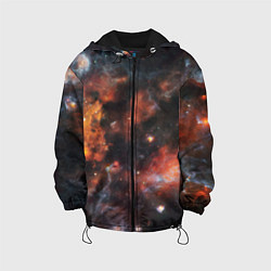 Куртка с капюшоном детская Гигантская Вселенная S, цвет: 3D-черный
