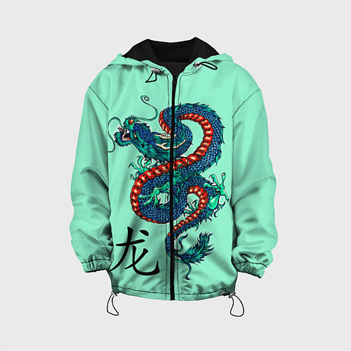 Детская куртка Dragon / 3D-Черный – фото 1