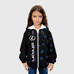 Куртка с капюшоном детская LEXUS ЛЕКСУС, цвет: 3D-белый — фото 2