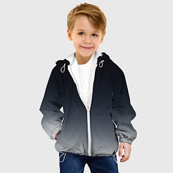 Куртка с капюшоном детская Градиент, цвет: 3D-белый — фото 2
