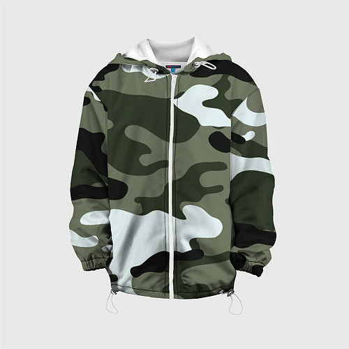 Детская куртка Camouflage 2 / 3D-Белый – фото 1