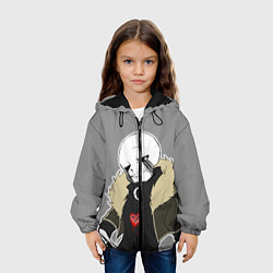 Куртка с капюшоном детская UNDERTALE, цвет: 3D-черный — фото 2
