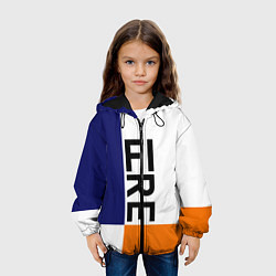 Куртка с капюшоном детская FIRE, цвет: 3D-черный — фото 2
